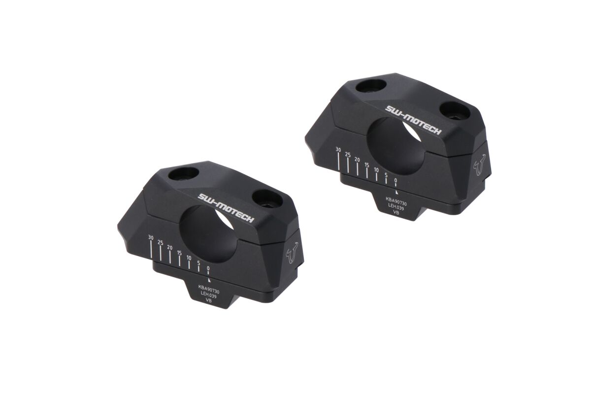 Bar back variable for Ø28 handlebars For APRILIA, BENELLI, BMW, HONDA, KTM, MOTO...