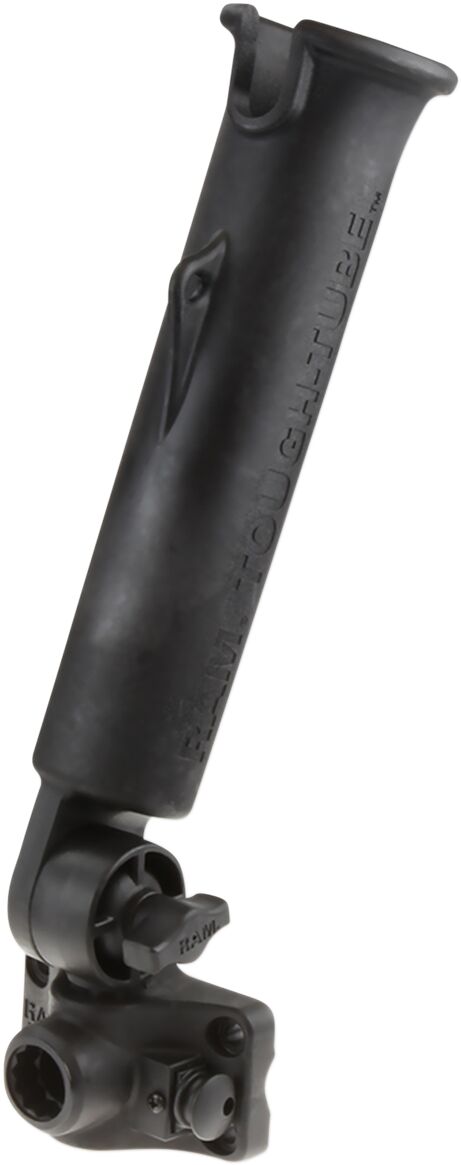 Image of RAM® Tough-Tube™ Rod Holder with Bulkhead/Flat Surface Base by RAM MOUNTS.