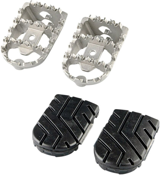 SW-Motech ION Footrest Kit Black / Silver