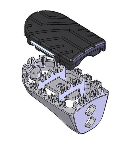 Ion Footrest For HONDA CRF 1000 L, CRF 1000 L ABS, CRF 1000 LD ABS , XL 600 V, X...