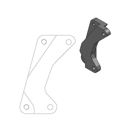 Supermoto Street Rotor Adapter Bracket