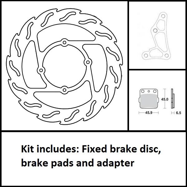 260 mm Oversize Floating Rotor Brake Kit