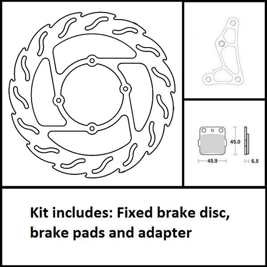 260 mm Oversize Floating Rotor Brake Kit