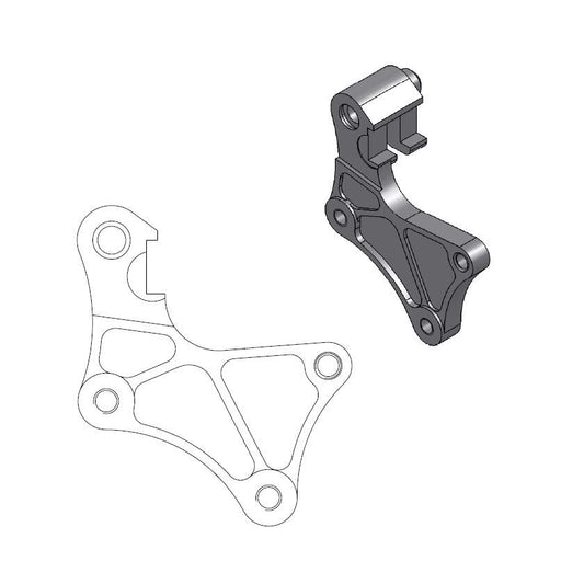 Supermoto Street Rotor Adapter Bracket