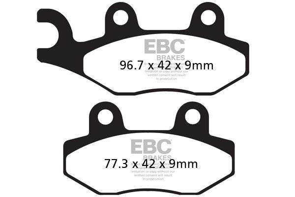 SFAC Carbon Series Scooter Brake Pads