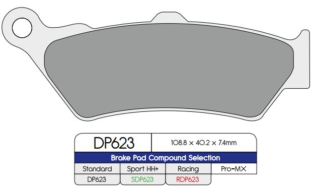 RDP Race Pads/X-Race Titanium Pads