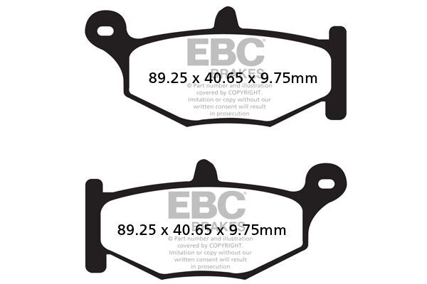 Vee Semi-Sintered Brake Pads
