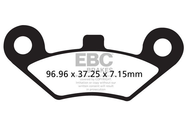R Series Heavy Duty Sindered Brake Pads