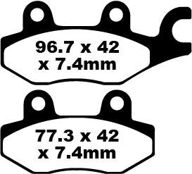 TT Sport Carbon Fusion Brake Pads