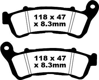 FA Series Organic Brake Pads