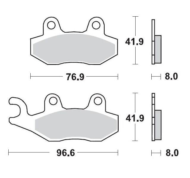 Keramik-Bremsbeläge