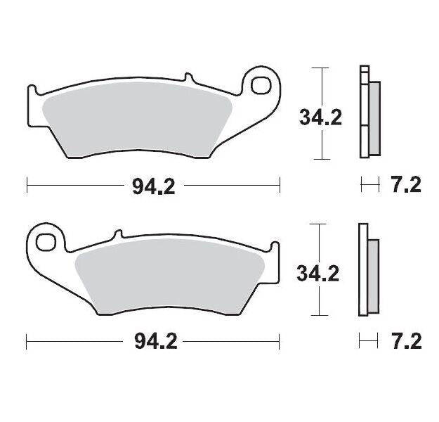 Keramik-Bremsbeläge