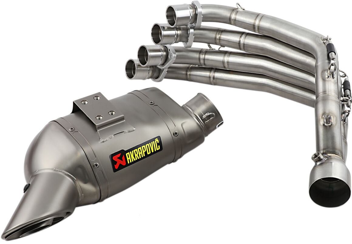 Complete Akrapovic Racing Titanium Exhaust for Honda CB 650 R 2019-2023