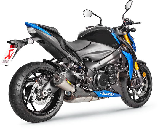 Akrapovic Exhaust Titanium Slip-On (Road Legal) Suzuki GSX-S 1000 2015-2020
