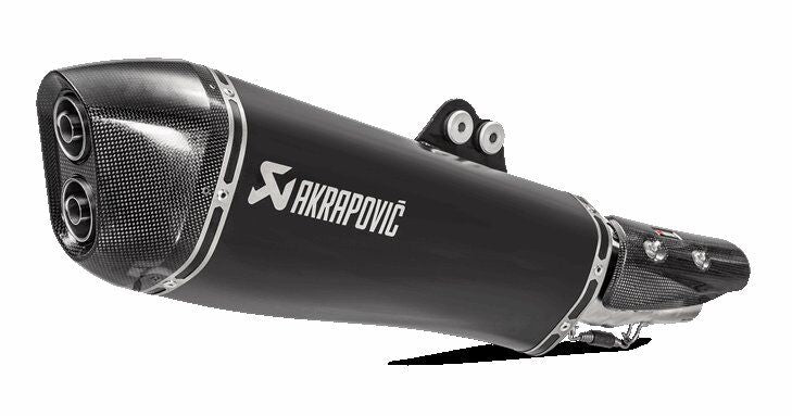 Akrapovic Slip-On Terminal Black Steel for Kymco 550 AK 2017-2020