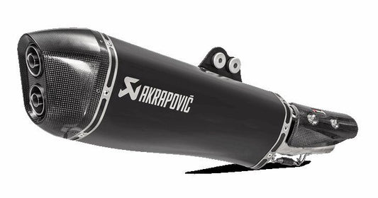 Akrapovic Slip-On Terminal Black Steel for Kymco 550 AK 2017-2020