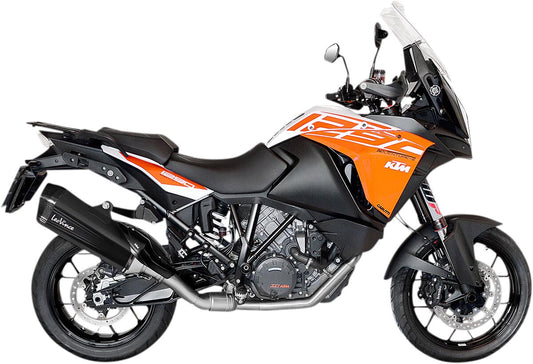 15300B - LeoVince LV-12 Black Stainless Exhaust Terminal KTM 1050 ADVENTURE (15-16)