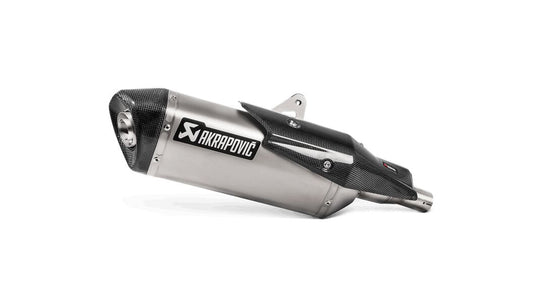 Akrapovic Exhaust Road Legal Slip On Titanium Honda Forza 750 2021 E5
