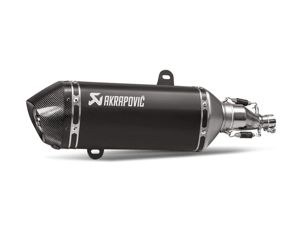 Akrapovic Slip-On Steel Black Exhaust for Piaggio 125 for Vespa GTS 2021-2024