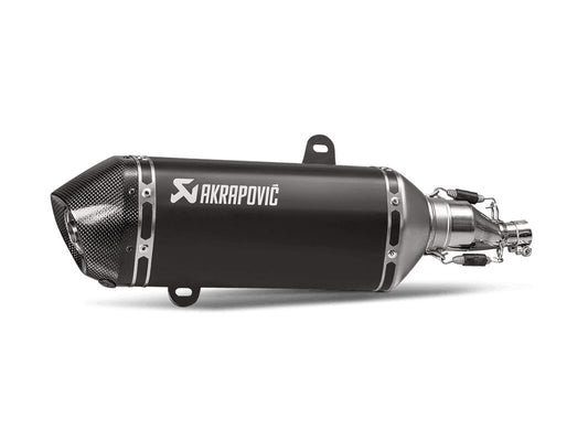 Akrapovic Slip-On Steel Black Exhaust for Piaggio 125 for Vespa GTS 2021-2024