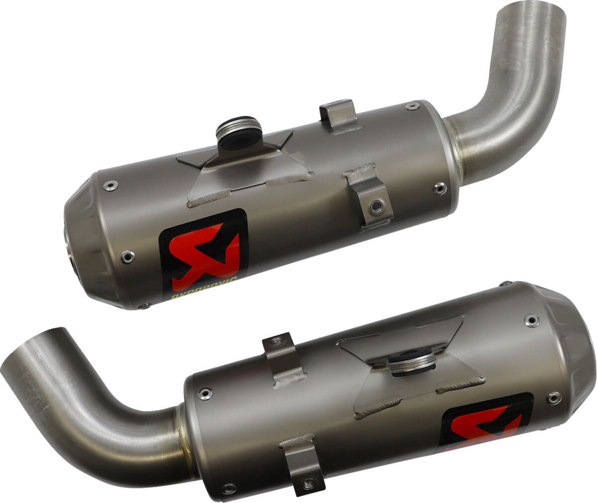 AKRAPOVIC TITANIUM EXHAUST TERMINALS FOR DUCATI HYPERMOTARD 950 / SP 19 - 23