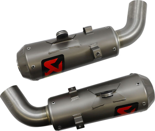 AKRAPOVIC TITANIUM EXHAUST TERMINALS FOR DUCATI HYPERMOTARD 950 / SP 19 - 23