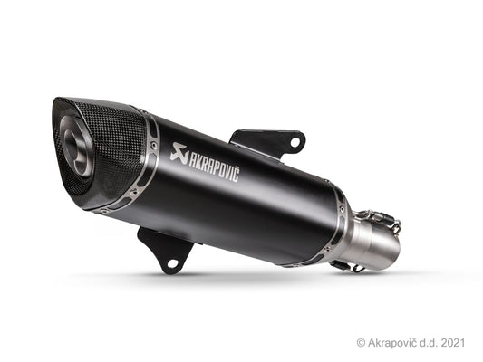 Akrapovic Slip-On Terminal Black Steel for Honda ADV 350 2022-2024