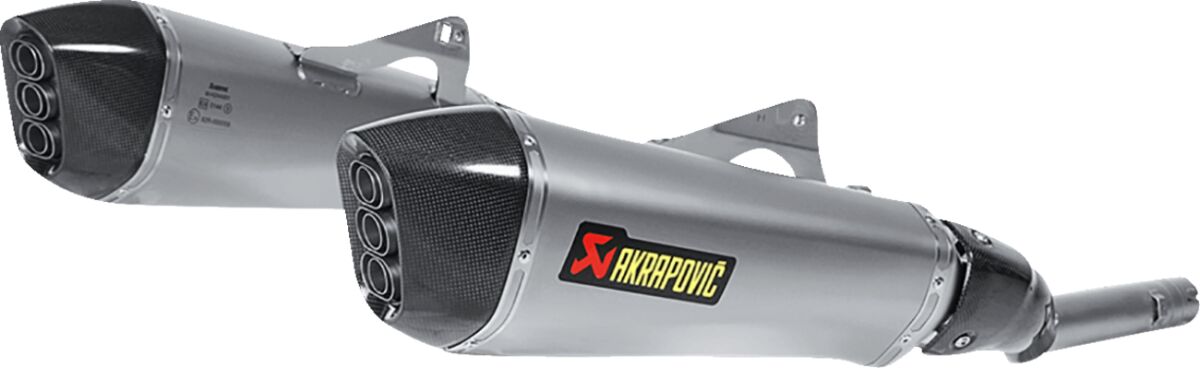 Akrapovic Titanium Slip-On Exhaust for BMW K 1600 GTL 2011-2024
