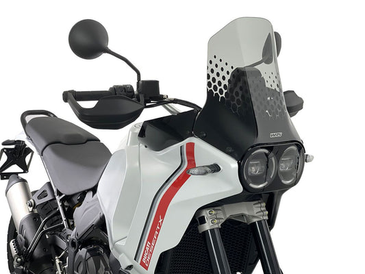 WINDSHIELD TOURING TINTED WRS FOR DUCATI DESERT X / RALLY / DISCOVERY 2022-25