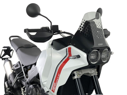 WINDSHIELD ENDURO TINTED WRS FOR DUCATI DESERT X / RALLY / DISCOVERY 2022-2025