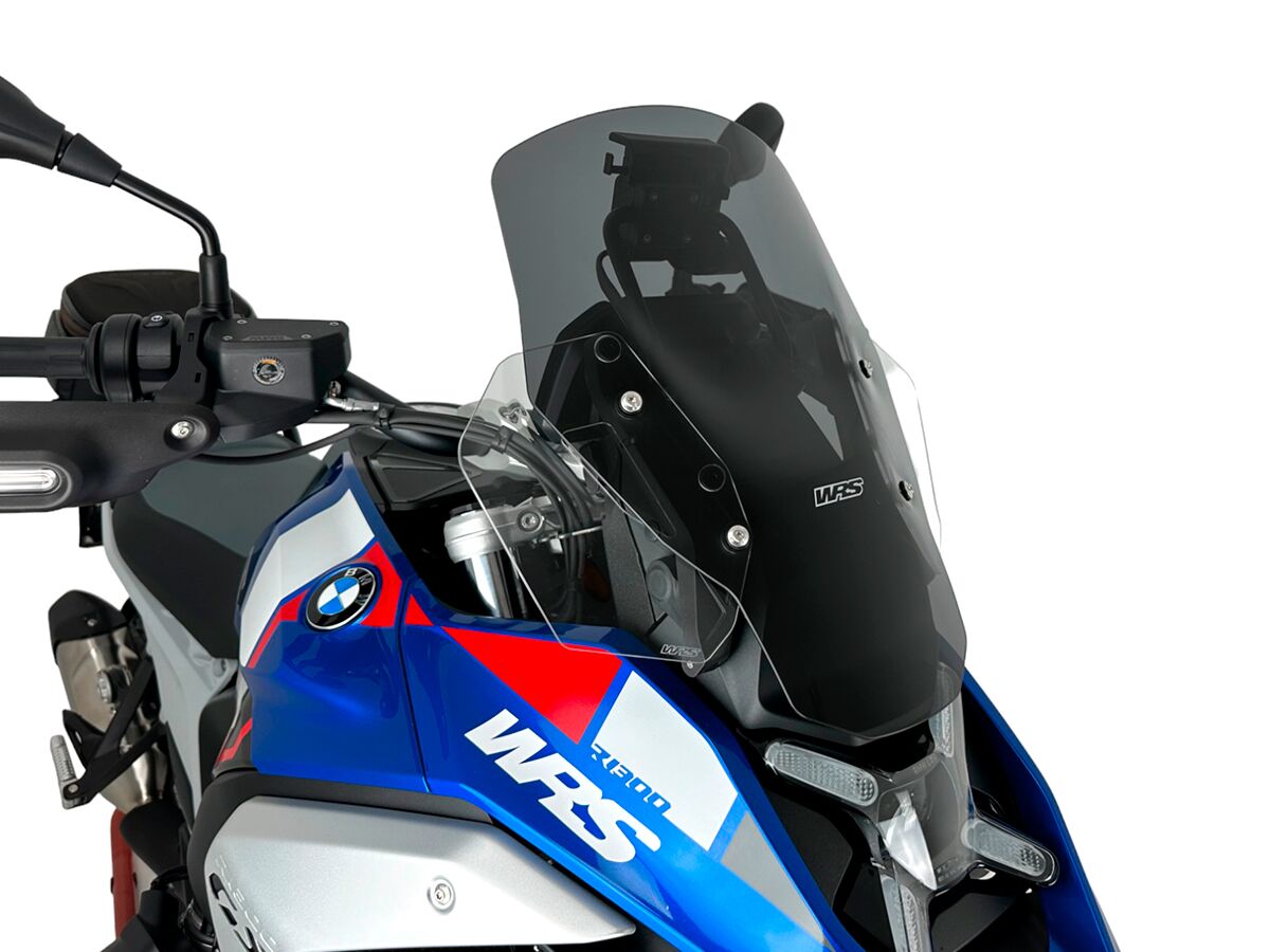 STANDARD SCREEN NO RADAR DARK SMOKE WRS FOR BMW R 1300 GS 2023-2025