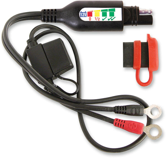 Image of Optimateâ„¢ Permanent Power Lead with Battery/Charge Status by TECMATE.
