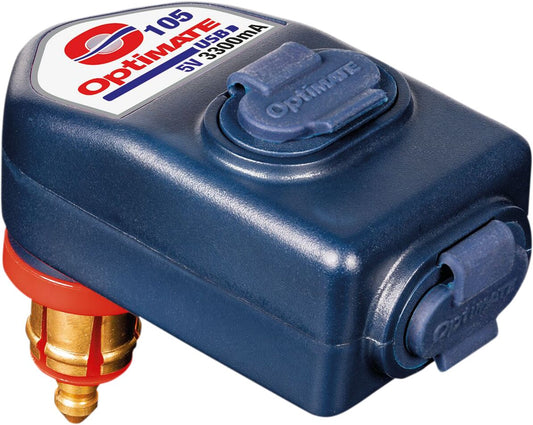 Image of OptiMateâ„¢ Dual USB Low Profile Charger by TECMATE.