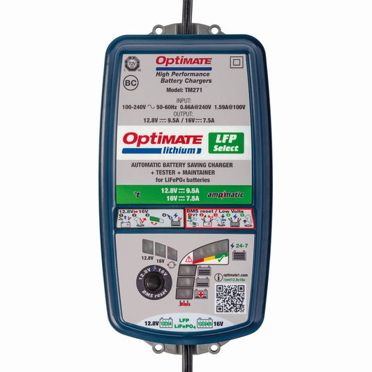 Image of OptiMate Lithium LFP 4S 9A/5S 7A by TECMATE.
