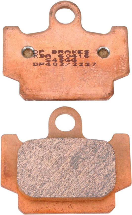 Standard DP Sintered Brake Pads, YAMAHA RD 125 LC  1982, 1986, 1988, -19... 2000