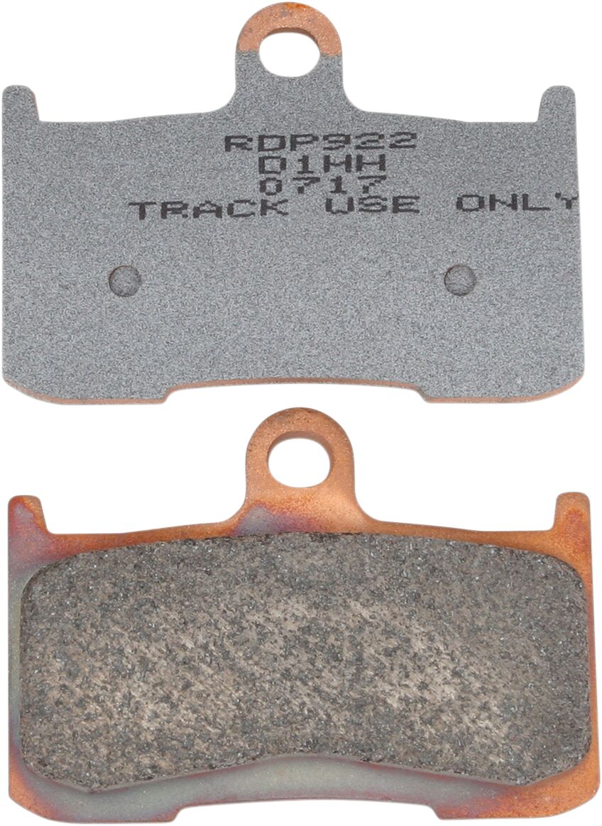 RDP X-Race Titanium Sintered Brake Pads, INDIAN CHIEF 105 Dark Horse 2002, 20...