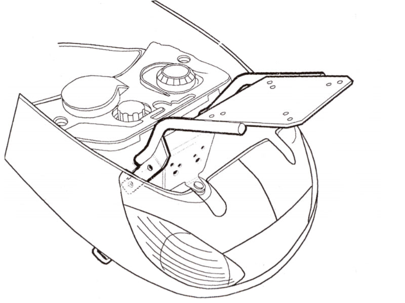 Image of Top Box Fitting Kit by SHAD.