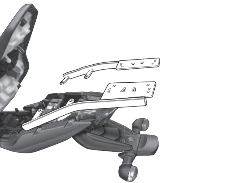Image of Top Box Fitting Kit by SHAD.