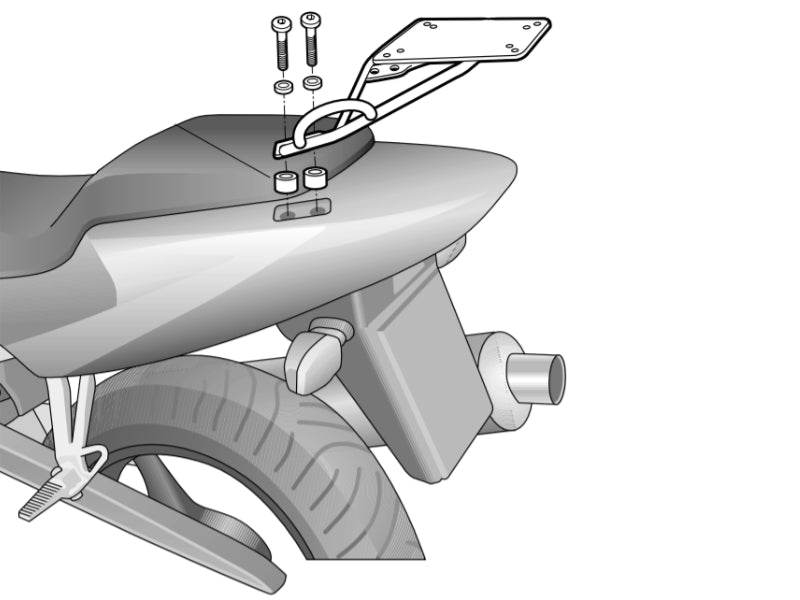 Image of Top Box Fitting Kit by SHAD.