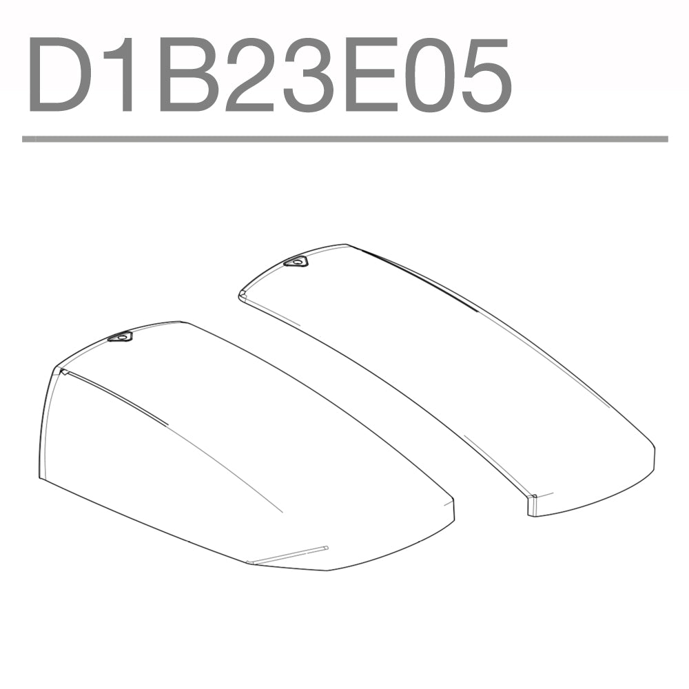 Image of SH23 Aluminium Pannier Cover by SHAD.