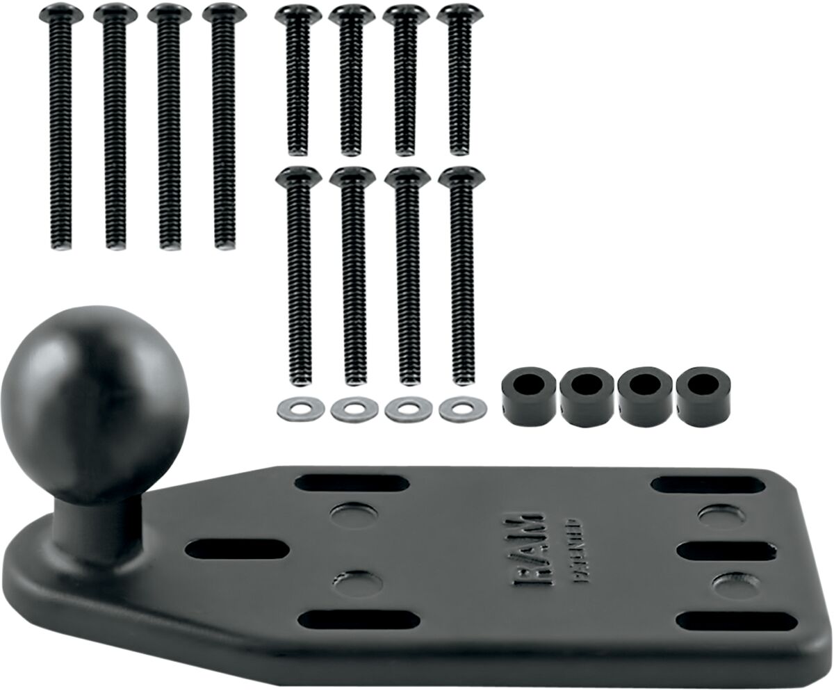 Image of Brake/Clutch Reservoir Cover Mount Base with 1" Ball by RAM MOUNTS.