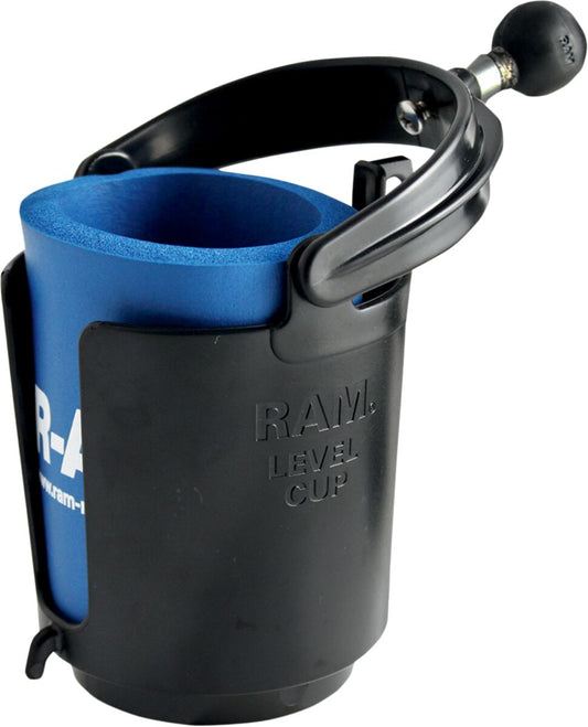 Image of Self-Leveling Cup Holder and Cozy with 1" Ball by RAM MOUNTS.