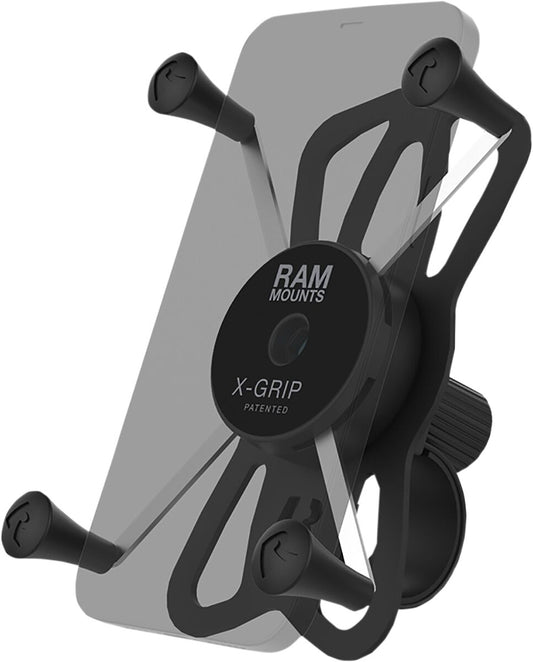 Image of X-Grip® Phone Mount with RAM® Tough-Strap™ Handlebar Base by RAM MOUNTS.