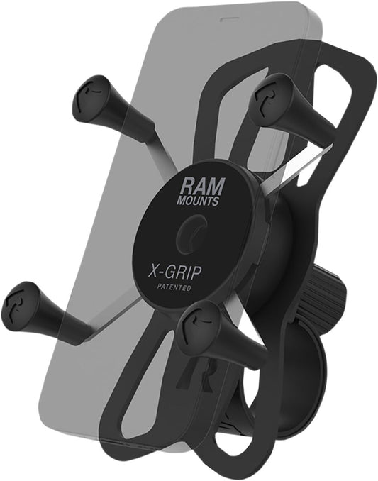 Image of X-Grip® Phone Mount with RAM® Tough-Strap™ Handlebar Base by RAM MOUNTS.