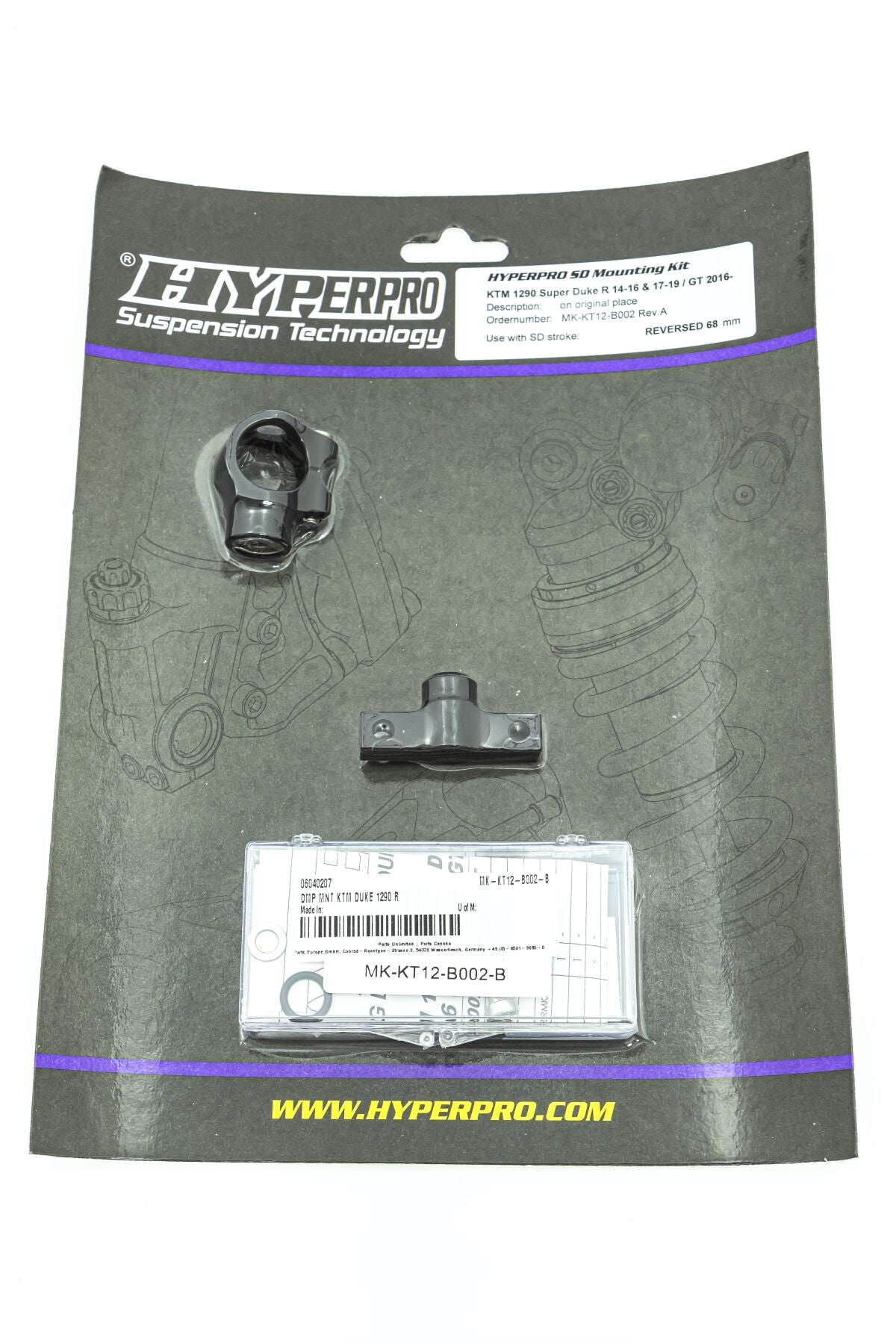 Steering Damper Mounting Kit
