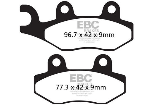 SFAC Carbon Series Scooter Brake Pads