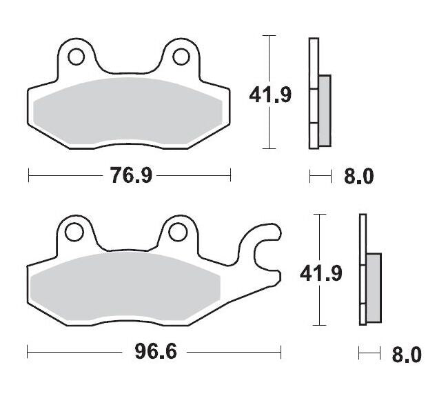 Racing Brake Pads ATV