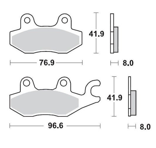 Racing Brake Pads ATV