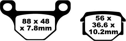 FA Series Organic Brake Pads