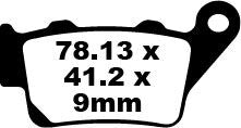 FA Series Organic Brake Pads